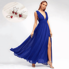 vestido feminino azul