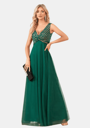 Vestido Noite Elegante